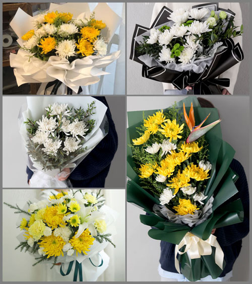 福建福州长乐市吴航街道航兴社区白事花束代送